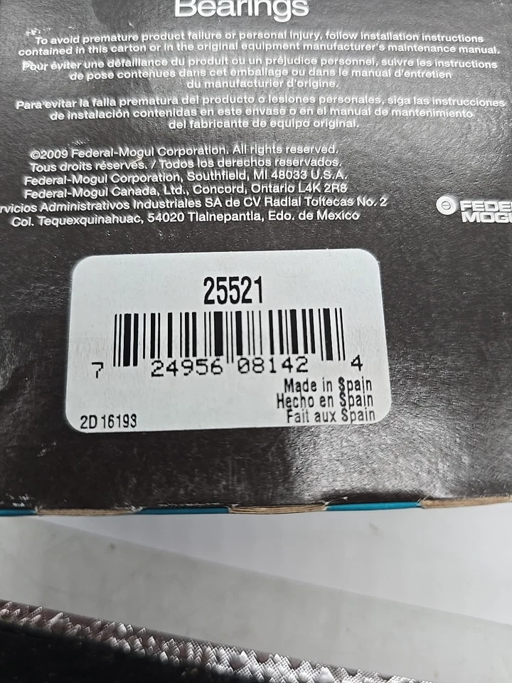 Лот из 2 колесных подшипников Race-Race National 25521 - Изображение 4 из 4