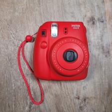 Fujifilm Instax Mini 8 Instant Film Camera - Red Raspberry Tested Works