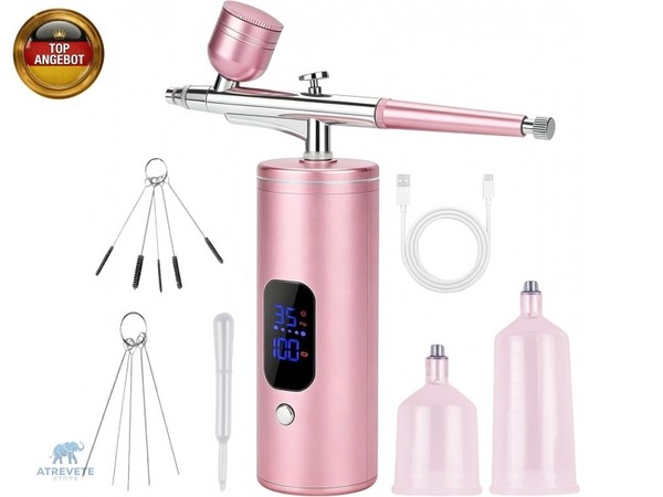 Kabelloses Airbrush-Set Mit Kompressor, 30 PSI Tragbares Akku-Airbrush Kit-image