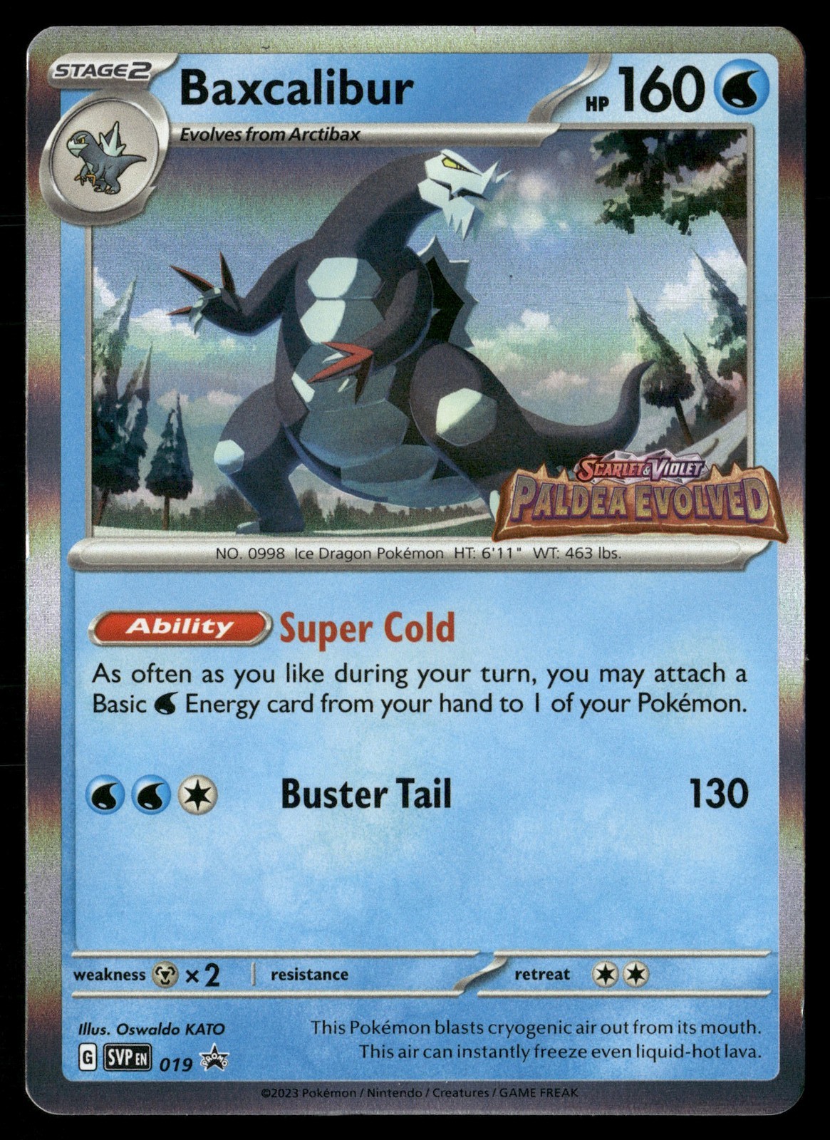 Baxcalibur 019 | Promo | Scarlet & Violet | NM | Pokemon