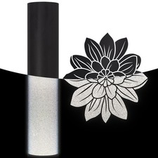 Black Reflective Vinyl Permanent - 12" x 6FT Black Reflective Permanent Vinyl...