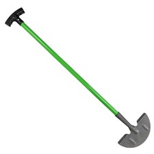 Garden Border Edger Lawn Edging Knife Tubular Steel Half Moon Trimmer Cutter