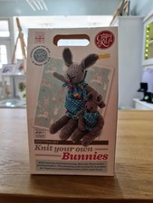 The Crafty Kit Co Knit Your Own Bunnies New old stock. Bnib all in one kit