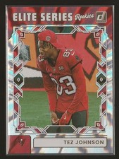 TEZ JOHNSON (RC) 2025 Donruss #ESR-TJN Elite Rookies TAMPA BAY BUCCANEERS