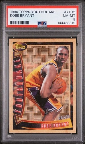 Kobe Bryant #YQ15 1996 Topps Youthquake card