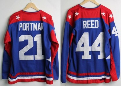 Mighty US 21 Dean Portman 44 Fulton Reed 96 Charlie Conway Sewn Youth/Men Size