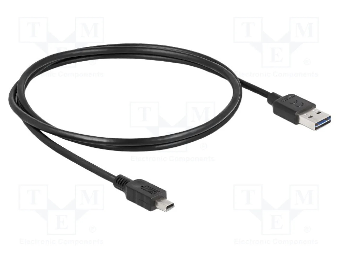 Delock Noir 1M Usb 2.0 A - Mini Usb M/M Câble Usb Usb A Mini-Usb A - Neuf - Image 2