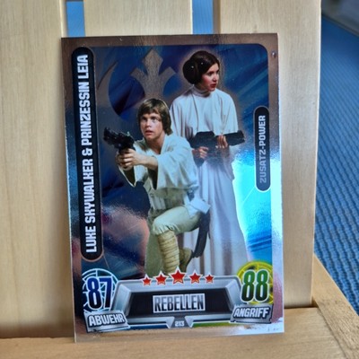 Force Attax Movie Cards 2 213 - LUKE SKYWALKER & PRINZESSIN LEIA - Zusatz-Power