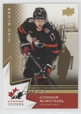 2020-21 Team Canada Juniors Men's U-20 High Gloss /25 Connor McMichael #35 02as