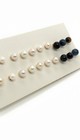 (18) PAIR OF VINTAGE PEARL ONYX TIGER EYE HEMATITE LOT OF EARRINGS NEW OLD STOCK — photo 5