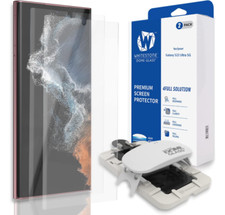  2PACK Whitestone Dome Glass Screen Protector for Samsung Galaxy S22 Ultra, ...