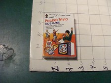 original open but Unused - POCKET TRIVIA - KIDS GAME series 7 cards 1984