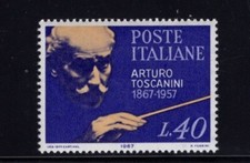 Italy 1967 Music Conductor Arturo Toscanini, NBC Symphony   SC 948 MNH