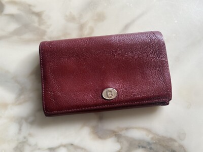 GOYARD Paris genarbtes Leder Kombi Geldbörse Vintage