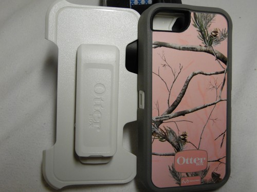 Custodia Oem Otterbox Defender Series per iPhone 5 con fondina rosa mimetica 3164 - Foto 2 di 4