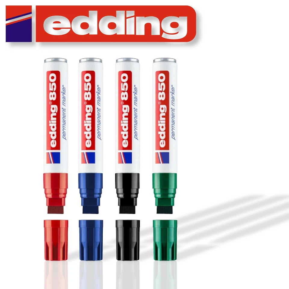 edding 850 Permanentmarker wasserfest Stift Marker Permanent breit 15 mm