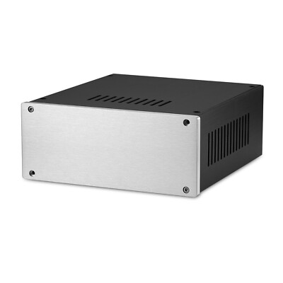 Aluminium Chassis DIY Enclosure for Power Amplifer HiFi Amp Case W219×H90×D228mm