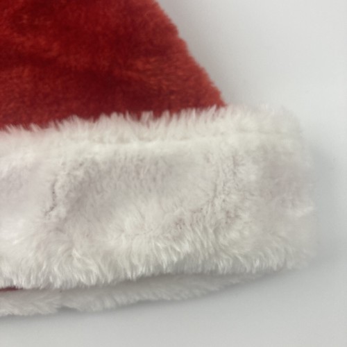 Christmas Hat Santa Xmas Plush Fur Cap for Adults Unisex Cosplay Holiday Party - Picture 3 of 9