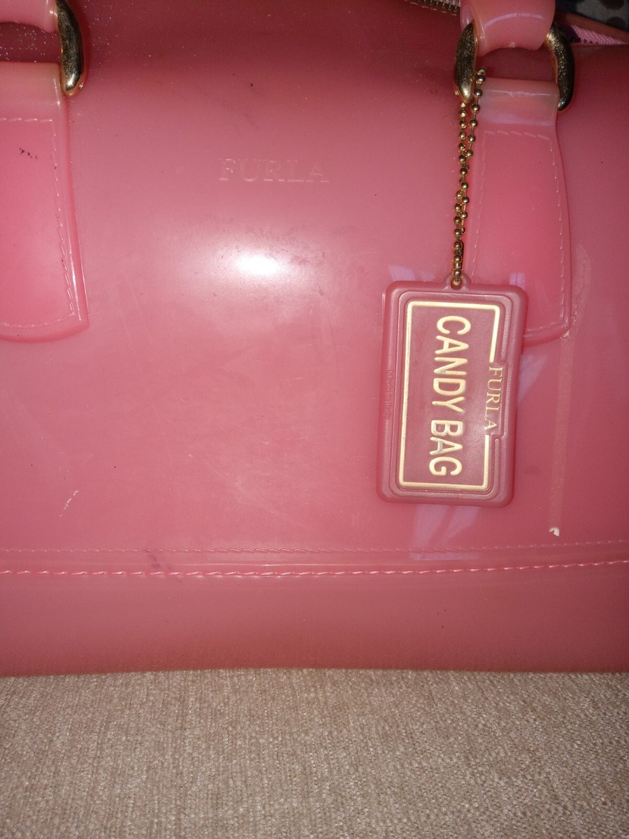 FURLA CANDY BAG ピンク RARE Baby PINK FURLA Candy Bag Jelly Bag BEST OFFER | eBay