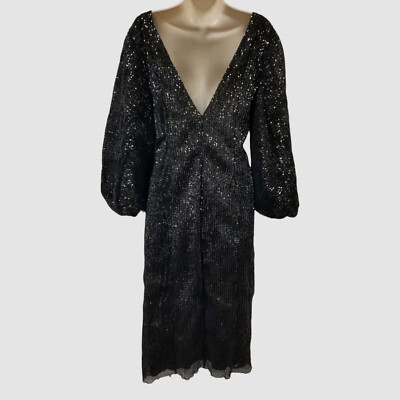 black sequin balloon sleeve dress Buy Yumi Black Hanging Sequin Tunic With Balloon Sleeves from Next USA