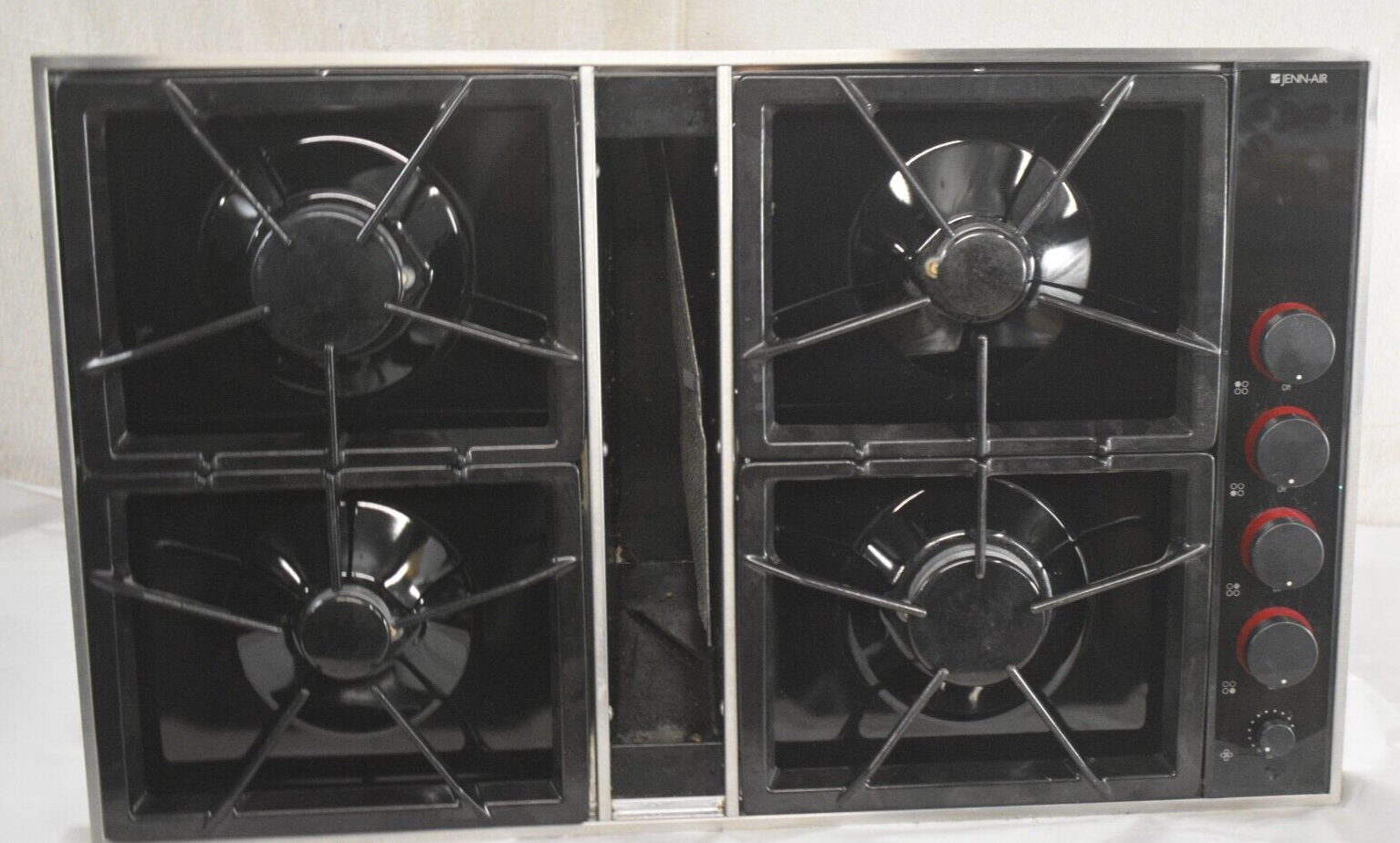 JennAir Expressions Gas Downdraft Cooktop CVGX2423B Stovetop 34