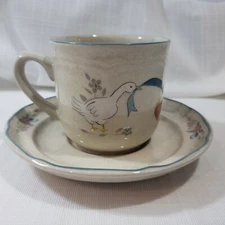 INTERNATIONAL Marmalade Flat Cup & Saucer Set
