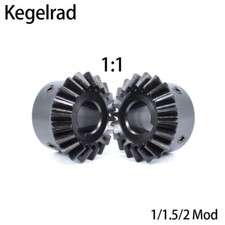 Kegelrader 1/1.5/2 Mould 15-40 Z&auml;hne 45# Stahl 90&deg; 1:1 Mechanischer Antrieb