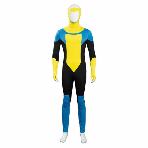 Invincible Cosplay Mark Grayson Costume Halloween Jumpsuit Suit - Picture 2 of 9