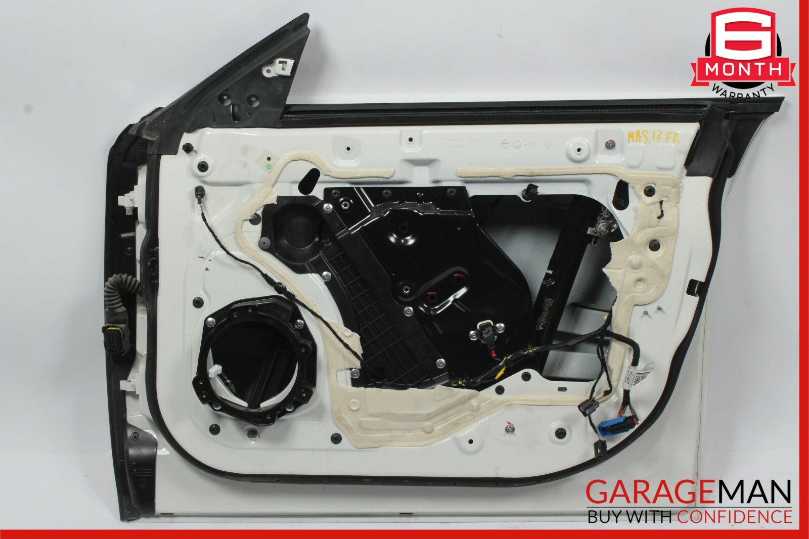 14-17 Maserati Ghibli Front Right Passenger Side Exterior Door Shell White