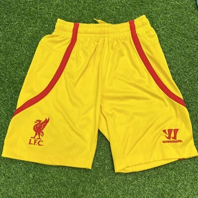 Liverpool Away Football Shorts 2014/15 Children’s L.Boys Warrior Box 8 - Image 1 of 4