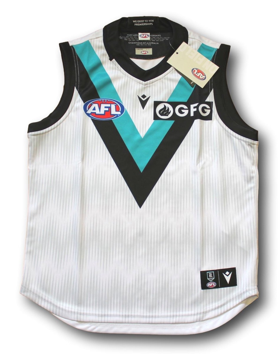 Men's 2022 Port Adelaide Power Pre-Season Football Jumper Guernsey Select  Size