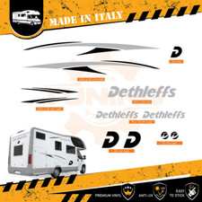 Decalcomania Adesivi Camper Dethleffs - N