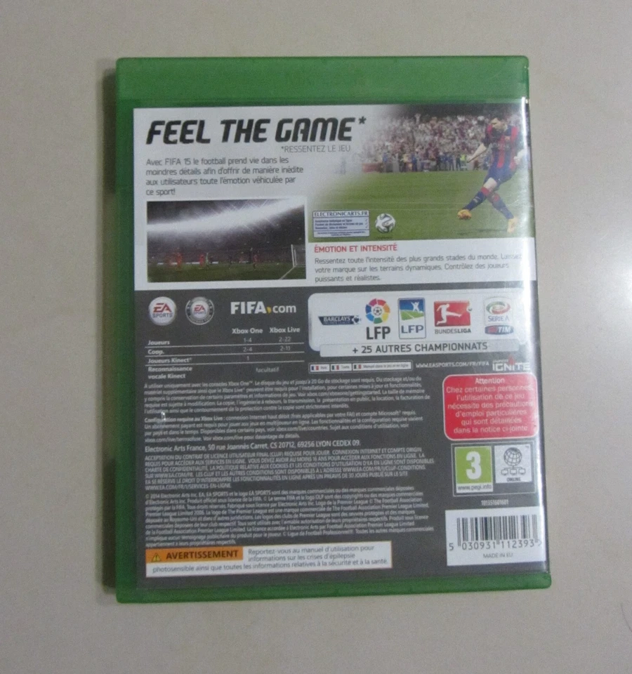 Jeu Xbox One Fifa 15, photo 2 sur 4