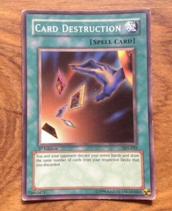 Card Destruction SYE-032 1st Edition Common Yu-Gi-Oh