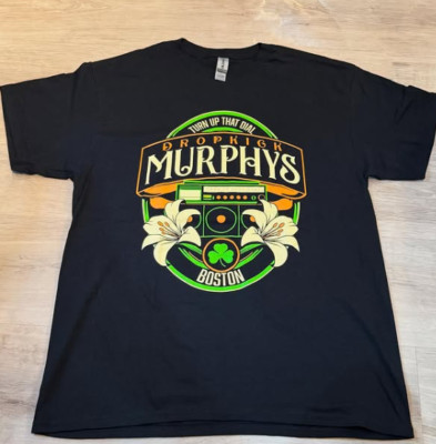 Dropkick Murphys EU Tour 2022 short sleeve black color shirt KV28840
