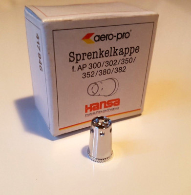 Airbrush Sprenkelkappe Hansa aero pro 300 302 350 352 380 382 Iwata Olympos Düse
