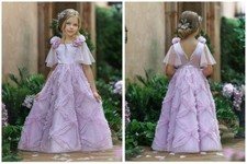 NWT Dollcake My Dream Closet Lilac Lavender Frock Gown Dress Flower Girl Party 6