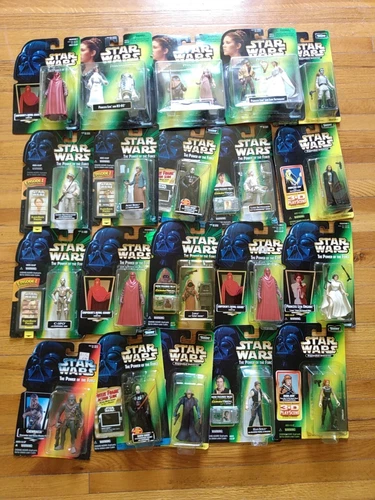 New ListingNEW 1990s Kenner And Hasbro Star Wars Collection Of Action Figures LOT Of 20...