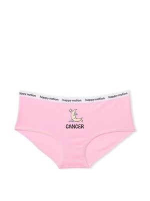 Happy Nation Girls Comfy Cotton Logo Hipster Underwear Large Cupid Pink