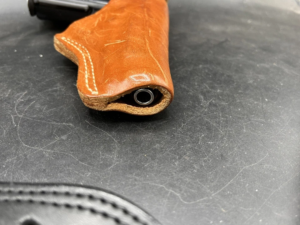 Italian Leather Holster Zastava M70 70 Right HAND, Made In Italy - Image 3 of 4