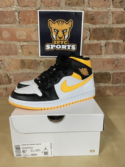 jordan 1 mid se white laser orange