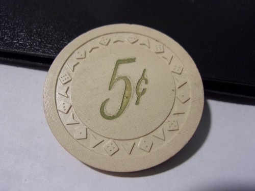 NEVADA CLUB CASINO $0.05 (5¢) hotel casino gaming poker chip - Reno, NV
