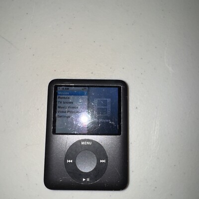 Apple iPod nano 3rd Gen Black (8 GB) 885909164660| eBay