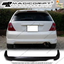 For 02-05 Honda Civic Hatchback Type-R Style Rear Bumper Lip Spoiler Urethane