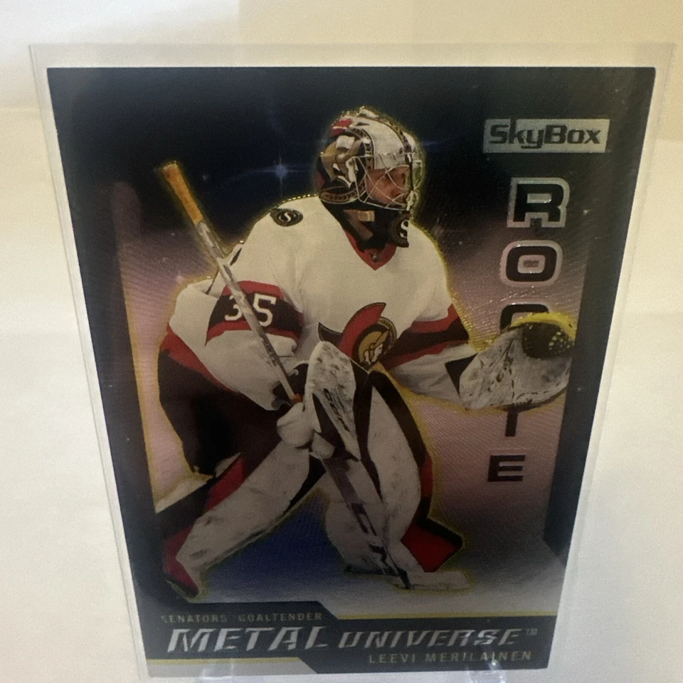 Leevi Merilainen 2023-24 Skybox Metal Rookie Metal Universe #R-14 - Image 3 of 4