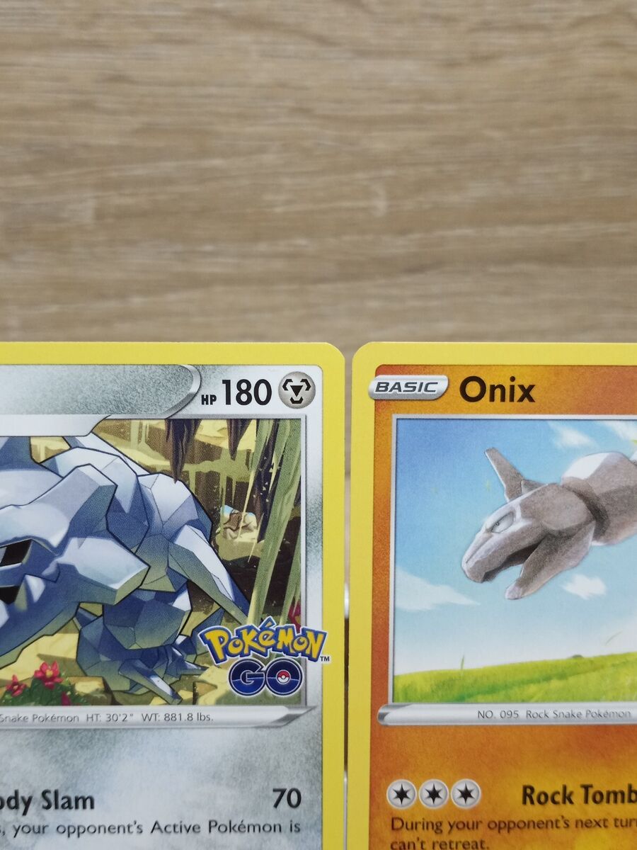  Steelix 044/078 - Pokemon Go - Evolution Card Lot - Onix : Toys  & Games