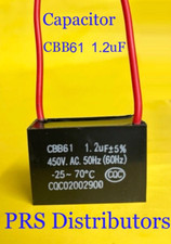 CBB61 1.2uF 1.2mF Motor Ceiling Fan Capacitor replacement 2-Wire 450VAC 50/60 HZ