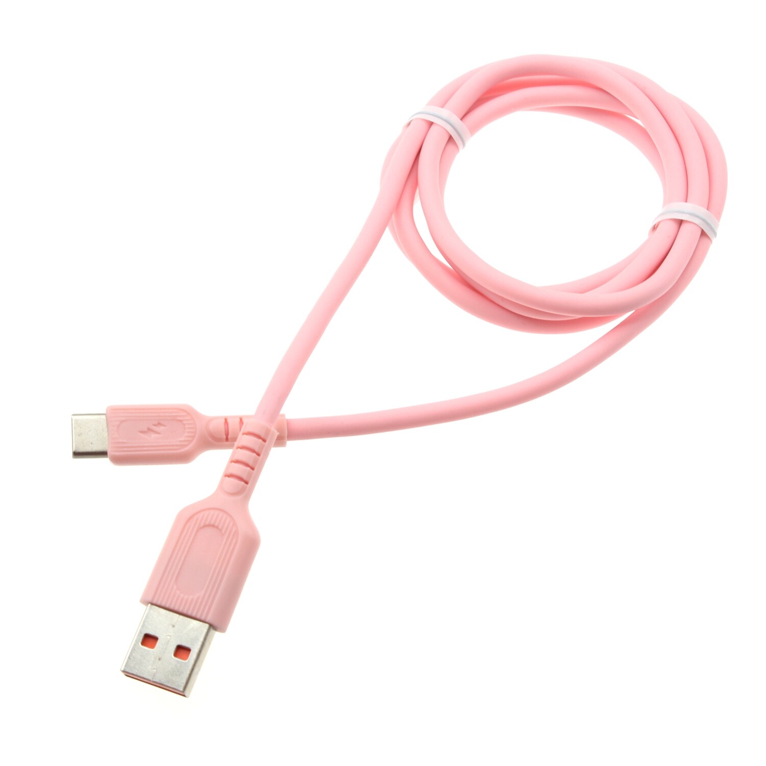 Pink 3ft USB-C Charger Cable for Galaxy S20 S21 S23 FE Fast Charging