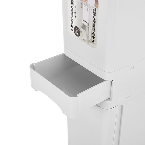 32L Recycling Bin 3 Tiers Slim Kitchen Rubbish Waste Sorting Dustbin Trash Can - Picture 8 of 8