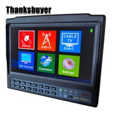 KPT-702S/T 7    IPS Portable Combo Satellite Finder S2 T2 C with CCTV Monitor